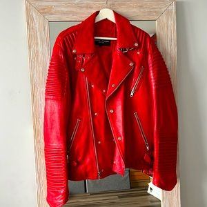 Mason cooper leather biker jacket